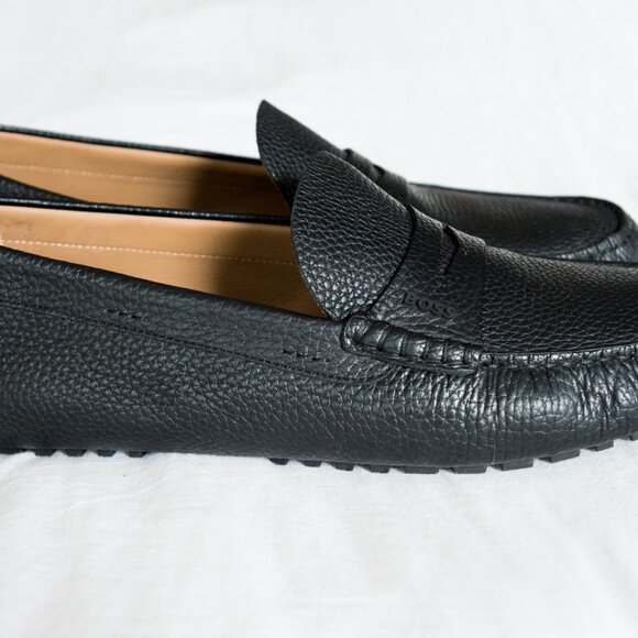 HUGO BOSS Driver Grain Leather Moccasin Loafers 10.5 (43.5 EU) main image 6